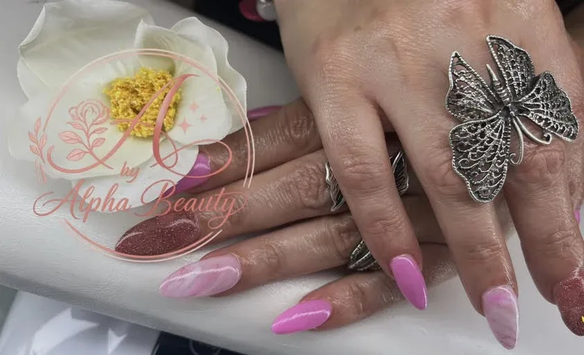 Nail Extensions with Tips